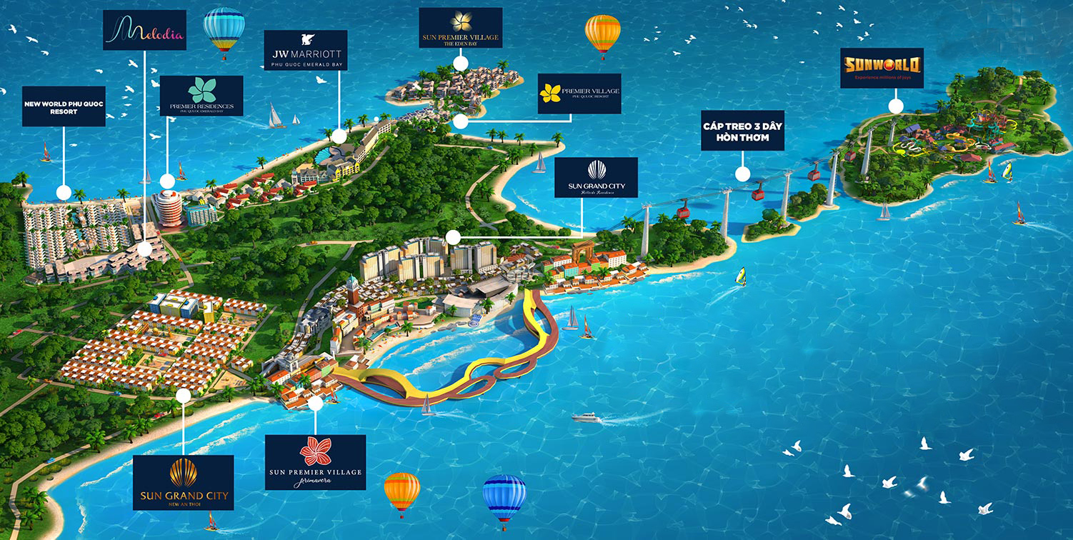 hệ sinh th&aacute;i sun group ph&uacute; quốc