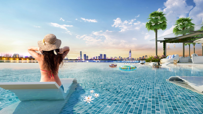 bể bơi chung cư 58 t&acirc;y hồ