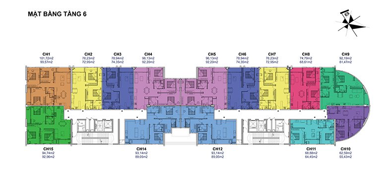 mặt bằng chung cư 58 t&acirc;y hồ