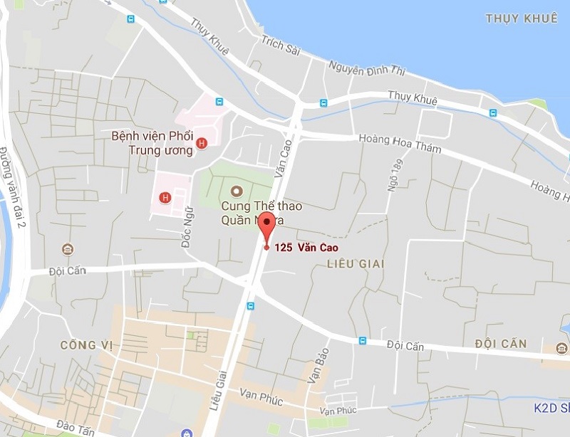 vị tr&iacute; sun group văn cao