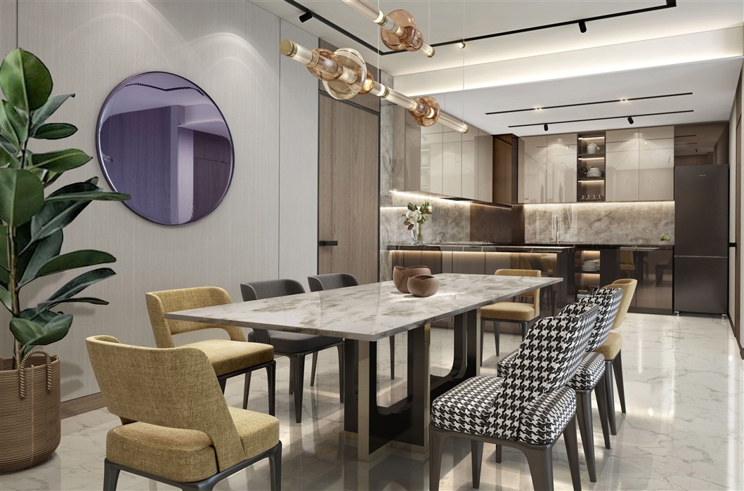 ph&ograve;ng ăn sun marina town