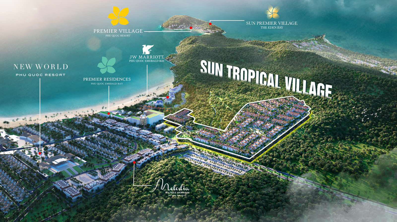 vị tr&iacute; sun tropical village