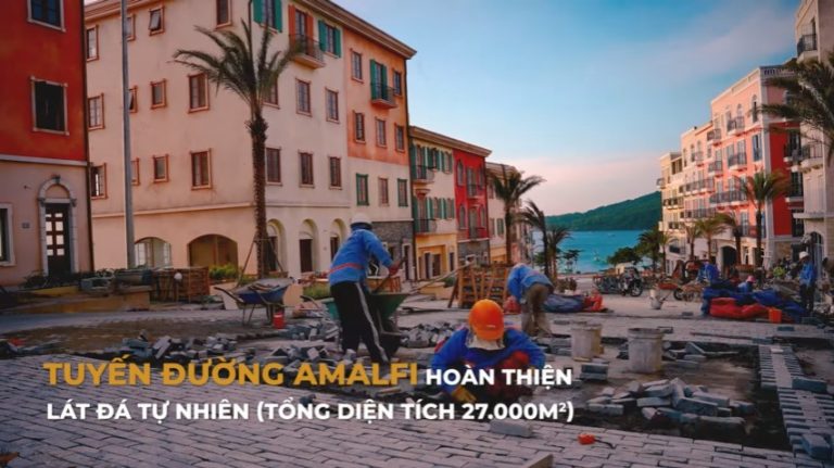 tuyến đường amalfi địa trung hải thi c&ocirc;ng