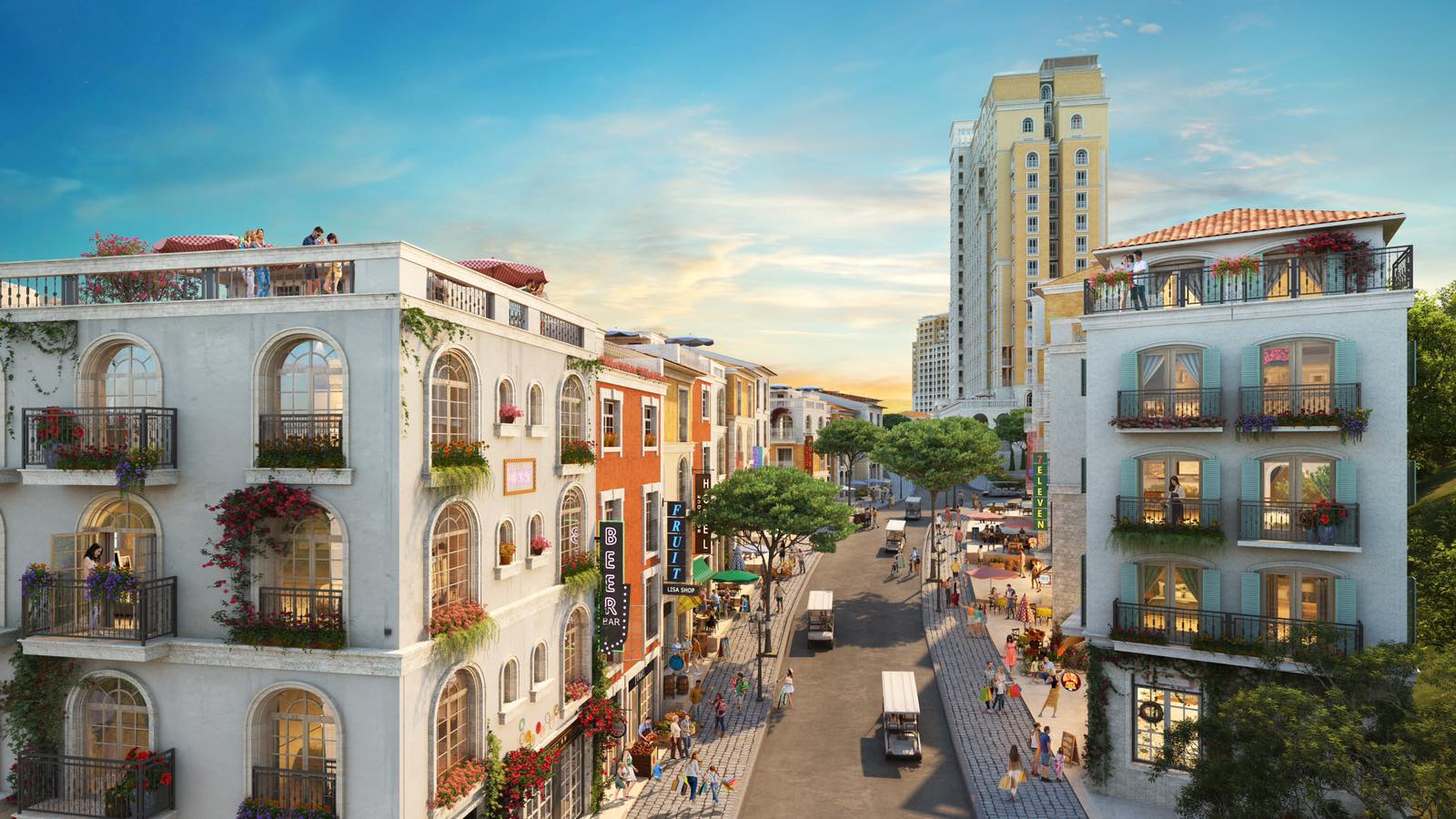 shophouse the center ph&uacute; quốc