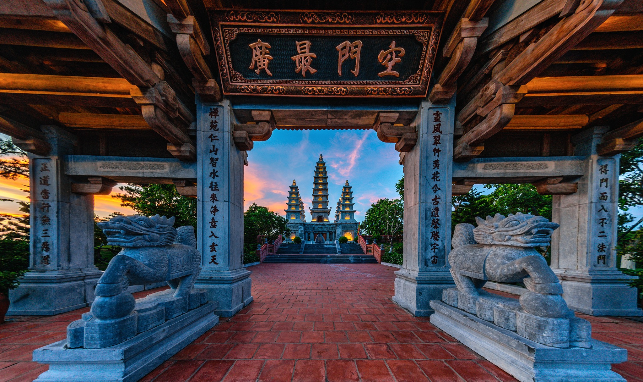 kiến tr&uacute;c Bảo Hải Linh Th&ocirc;ng Tự