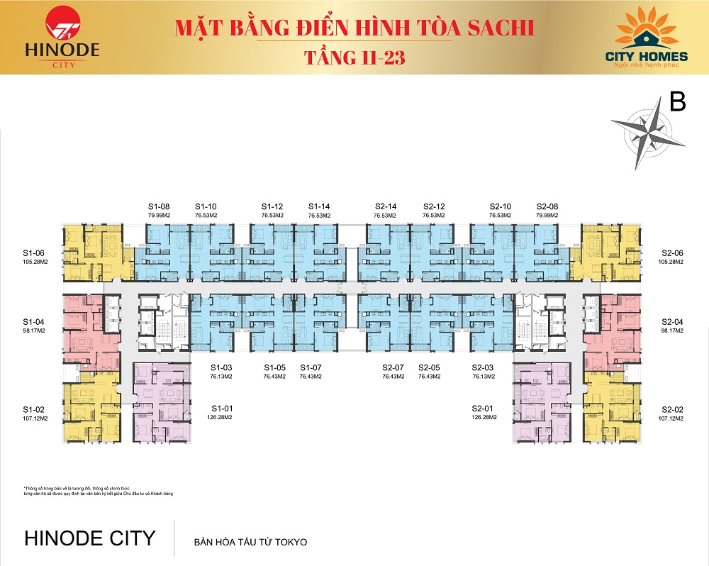 mặt bằng chung cư 201 minh khai, t&ograve;a sachi